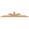 Ekena Millwork Richland Smooth Timber Gable Bracket, Western Red Cedar, 84"W x 21"H x 1 1/2"D x 5 1/2"F, 6/12 Pitch GBW084X21X0206RIC00SWR - alternate 4